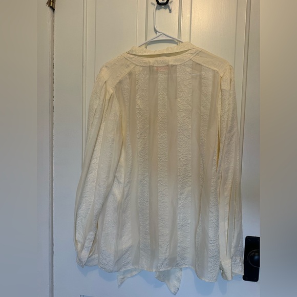 Tory Burch Satin Bow Blouse - Picture 2 of 3